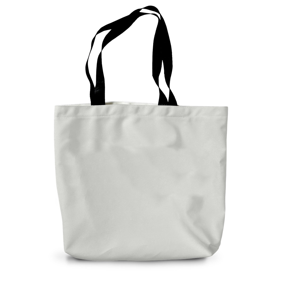 Blank black canvas outlet tote bags